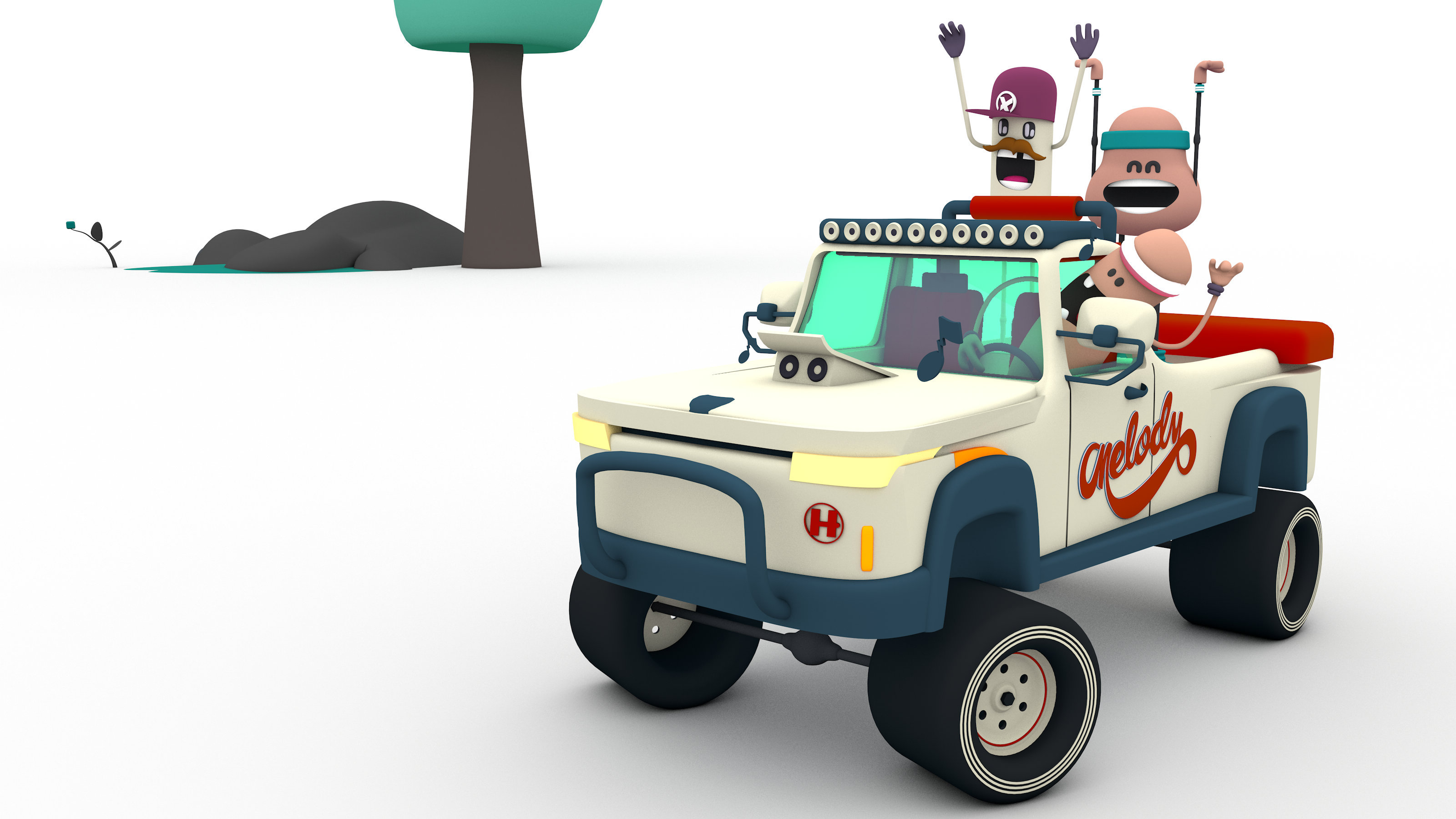 Truck 3D Detail